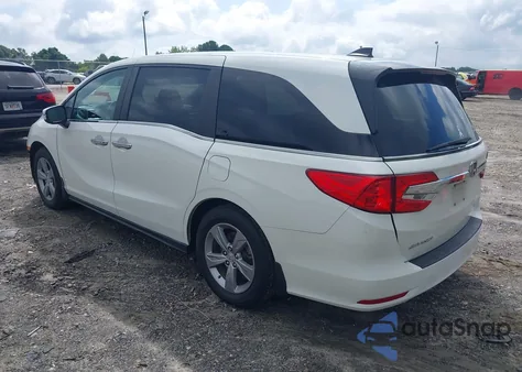 2018 Honda Odyssey Ex-L из США, поврежденный, VIN 5FNRL6H7XJB108499